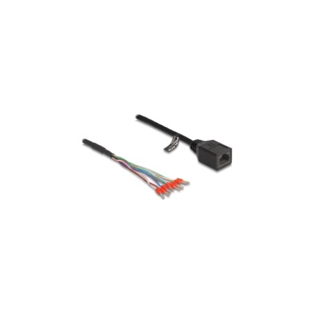 DeLOCK CAT 5e 50cm Network Cable Black - High-Speed Connectivity for Home & Office